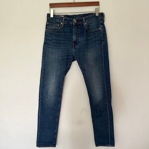 Levis Premium 510 Skinny Fit Mens Jeans 32x34 Medium Wash Blue Denim 05510-0931